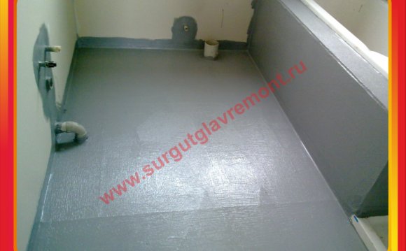 Гидроизоляция пола в ванной