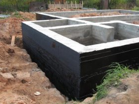 Обмазочная гидроизоляция фундамента